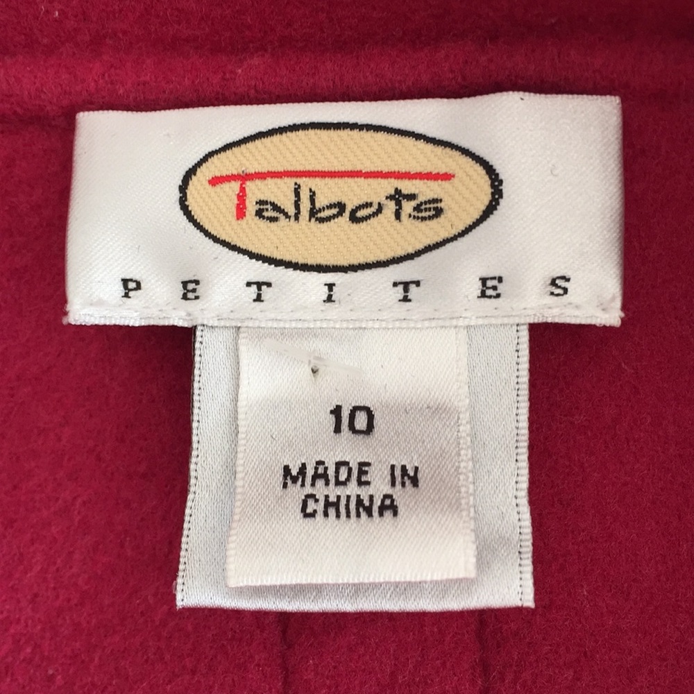 Talbots Open Double Faced Wool Blazer - image 5